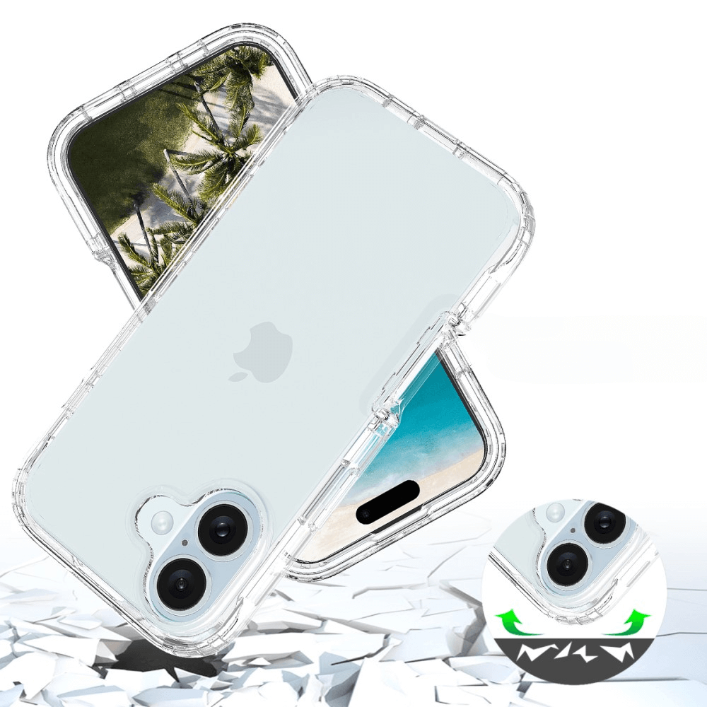 iPhone 16 Plus - Stossfeste Hybrid Handyhülle