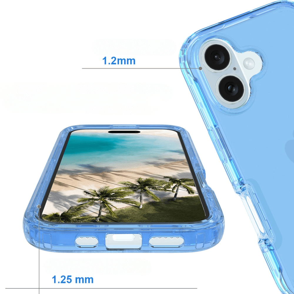 iPhone 16 - Custodia ibrida antiurto