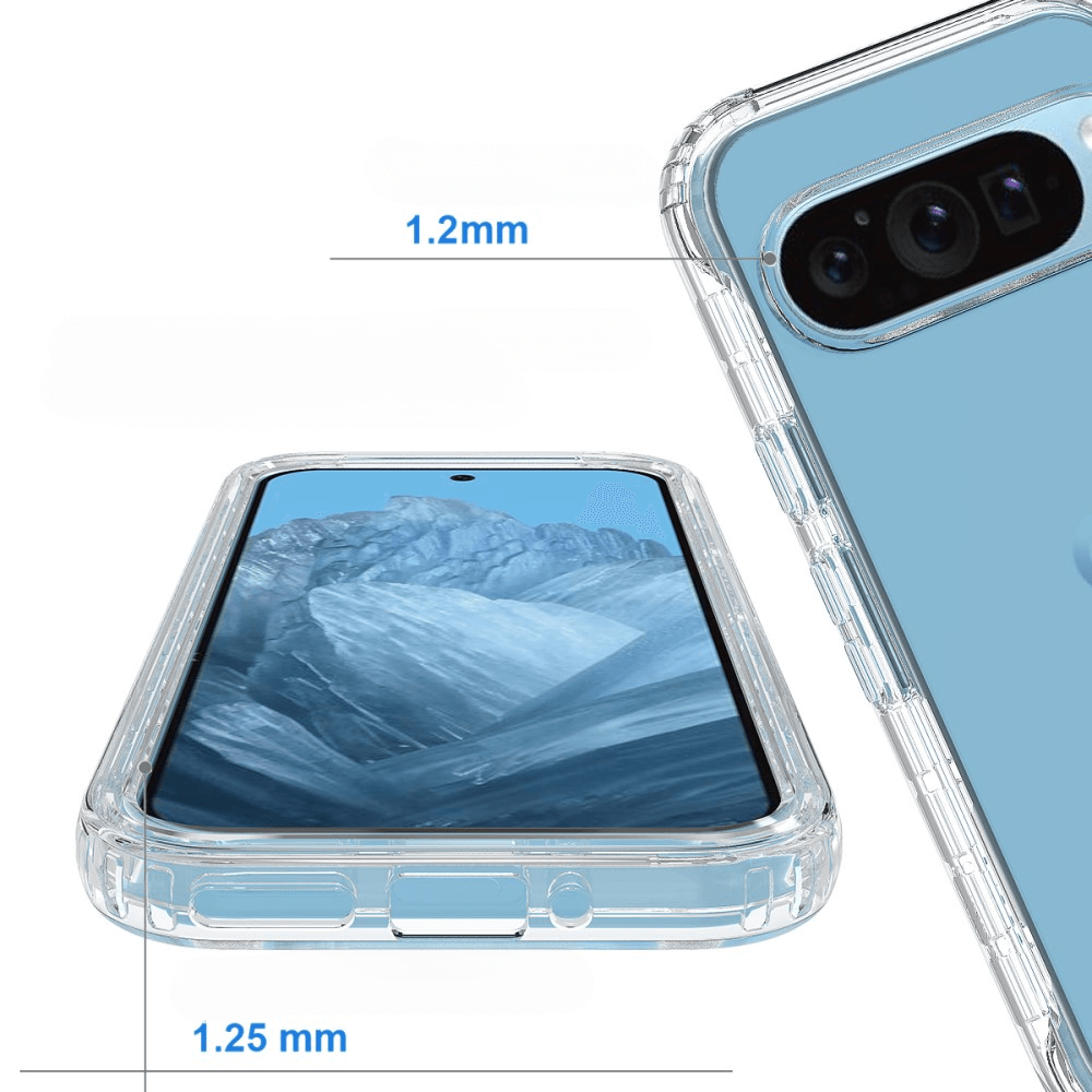 Google Pixel 9 / 9 Pro - Custodia ibrida antiurto