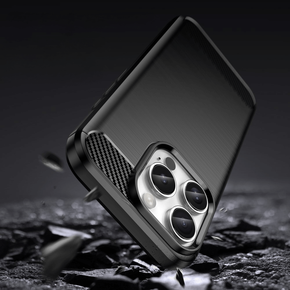 iPhone 16 Pro Max - Metal Carbon Look Case