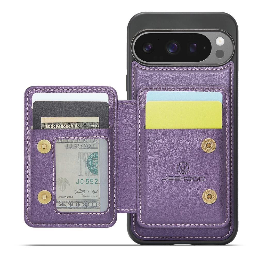 Google Pixel 9 Pro XL - Coque 2 en 1 avec porte-carte de crédit