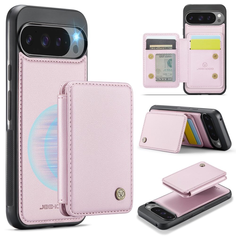Google Pixel 9 Pro XL - Coque 2 en 1 avec porte-carte de crédit