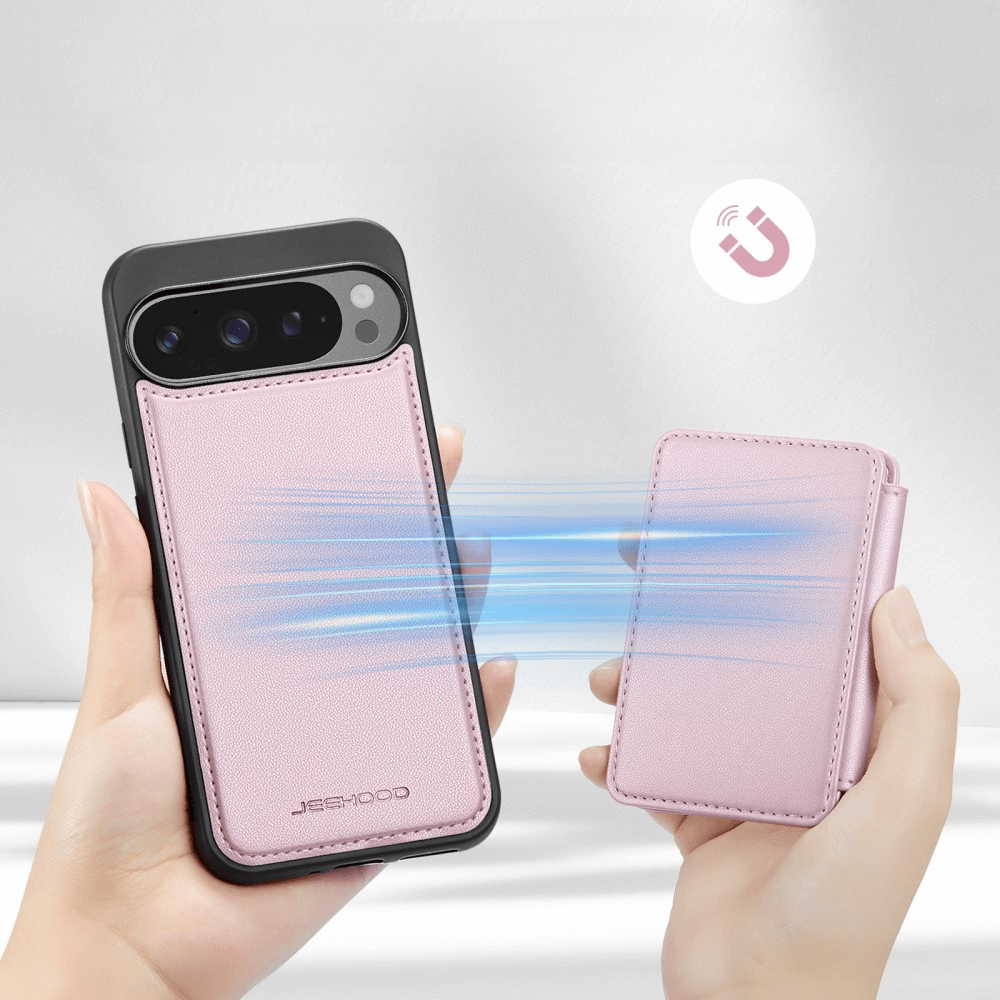 Google Pixel 9 Pro XL - Coque 2 en 1 avec porte-carte de crédit