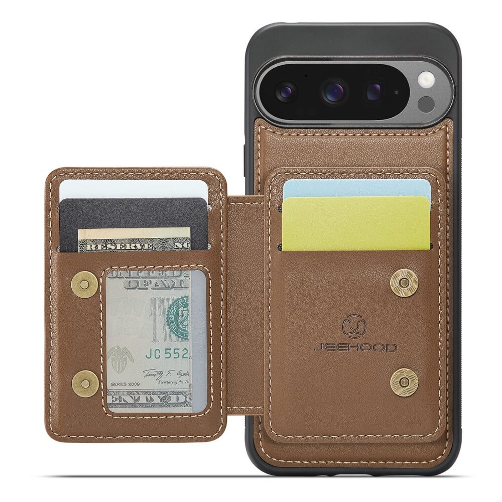 Google Pixel 9 Pro XL - Coque 2 en 1 avec porte-carte de crédit