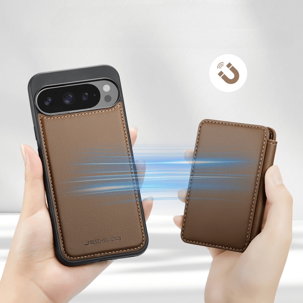 Google Pixel 9 Pro XL - Coque 2 en 1 avec porte-carte de crédit