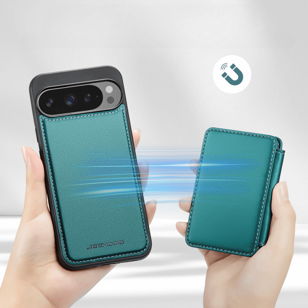 Google Pixel 9 Pro XL - Coque 2 en 1 avec porte-carte de crédit