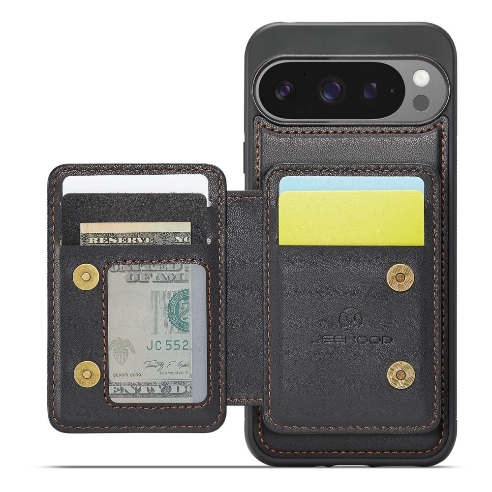 Google Pixel 9 Pro XL - Coque 2 en 1 avec porte-carte de crédit