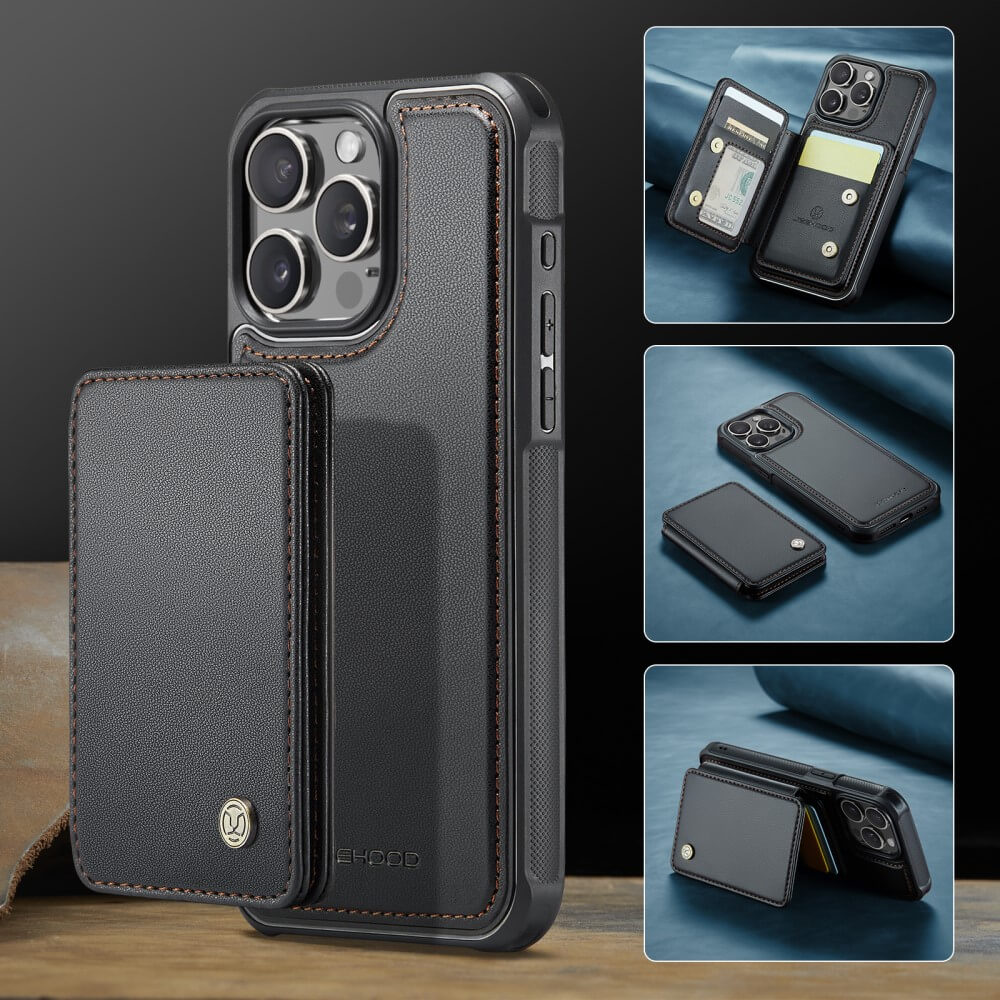 iPhone 16 Pro Max - 2-in-1 back cover with credit card holder