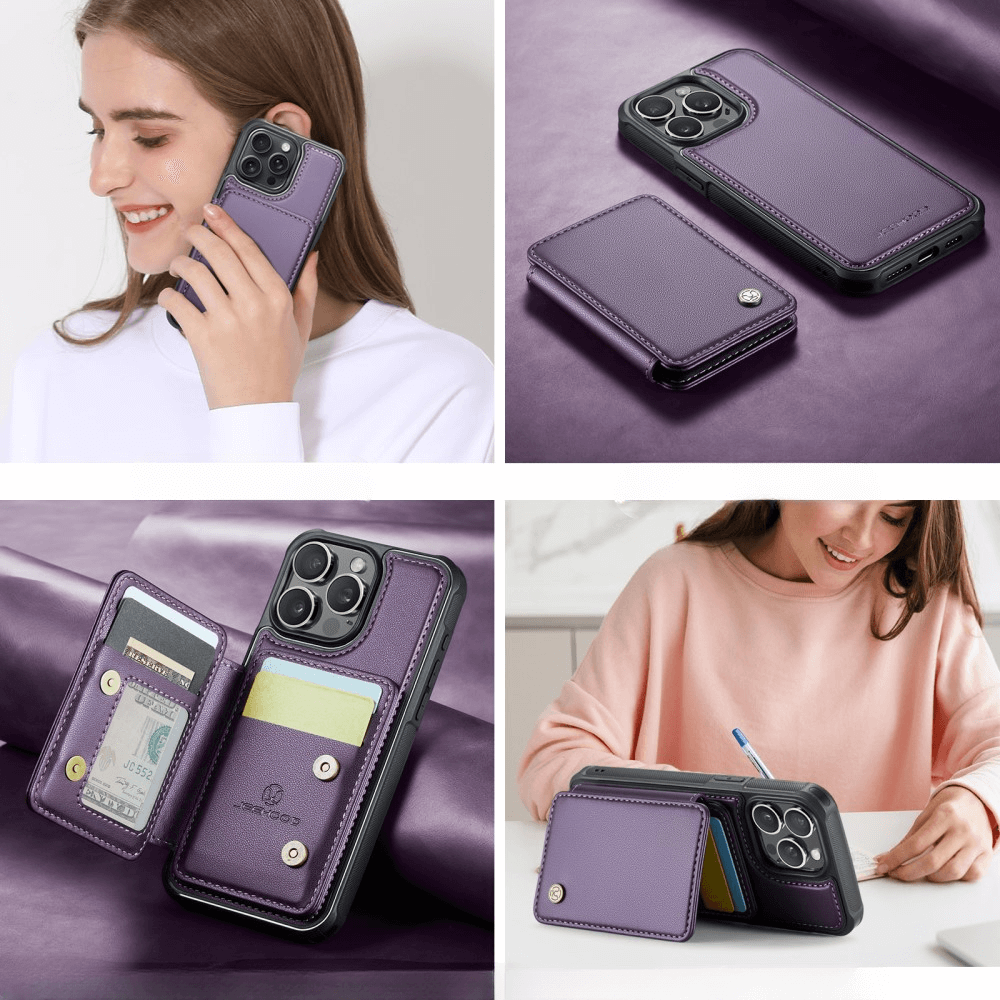 iPhone 16 Pro Max - 2-in-1 back cover with credit card holder