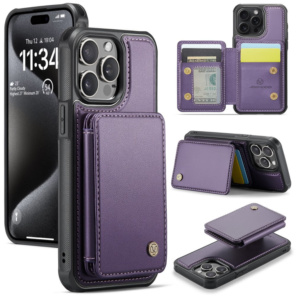 iPhone 16 Pro Max - 2-in-1 back cover with credit card holder