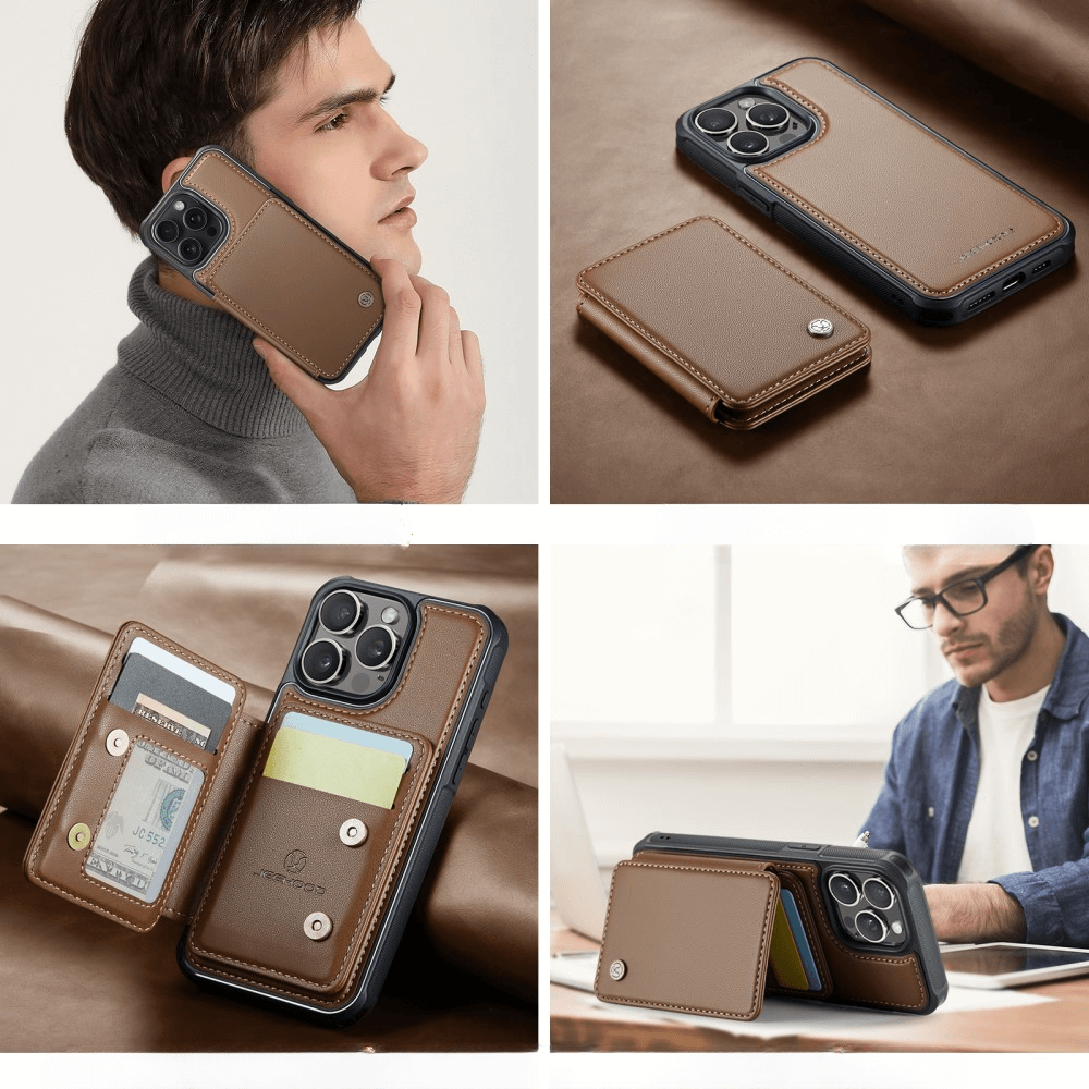 iPhone 16 Pro - Custodia 2-in-1 con taschetta per carta di credito