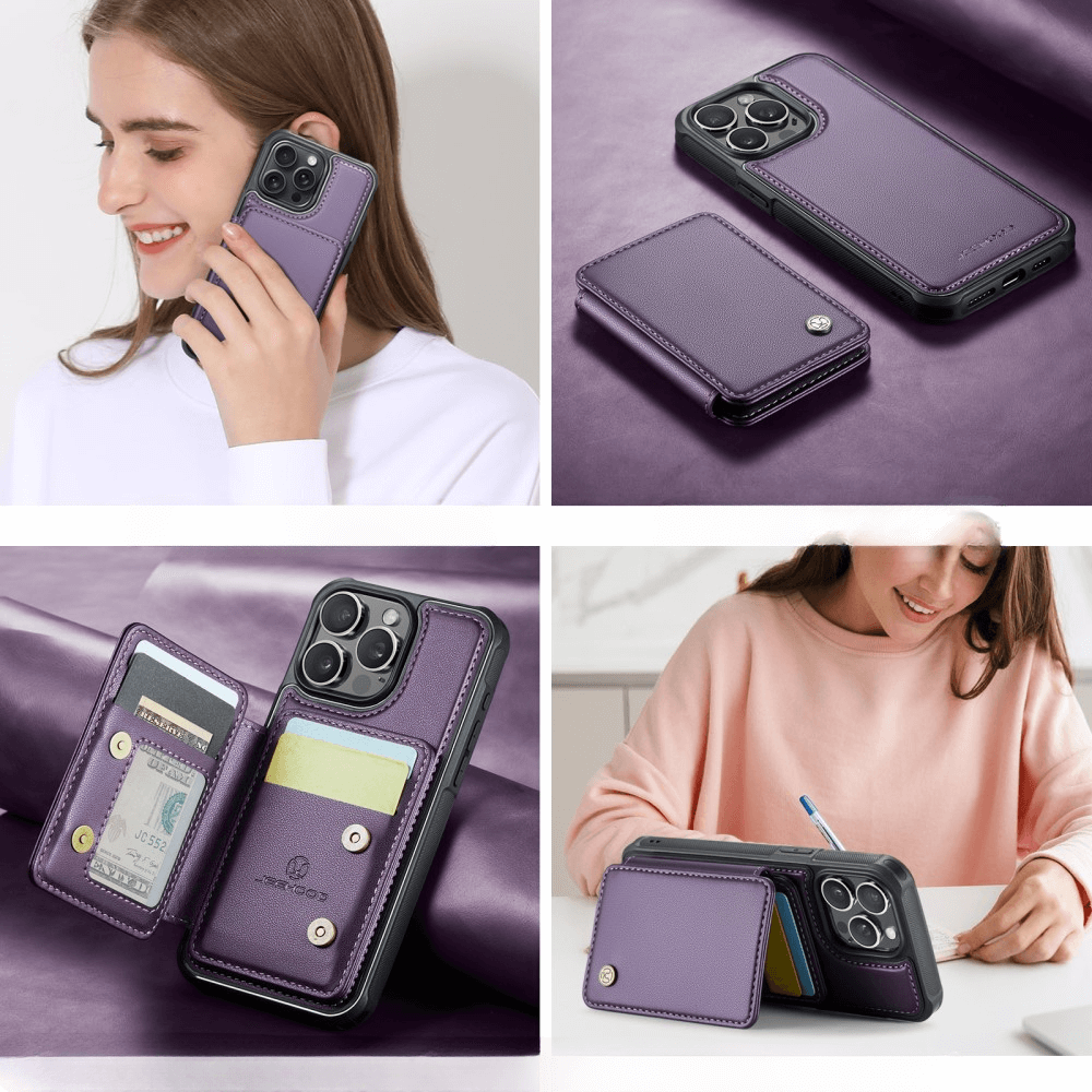 iPhone 16 Pro - Custodia 2-in-1 con taschetta per carta di credito