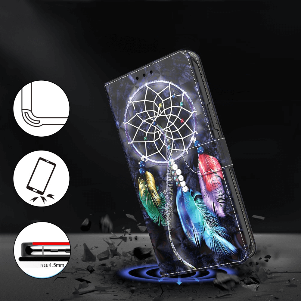 iPhone 16 Pro Max - Wallet Case Glitter Effect