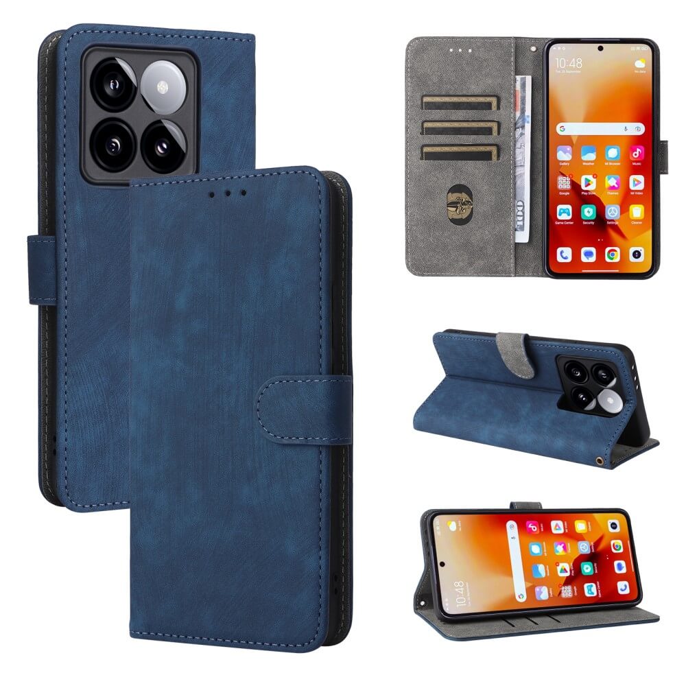 Xiaomi 14T - Ledertasche mit RFID Blocker