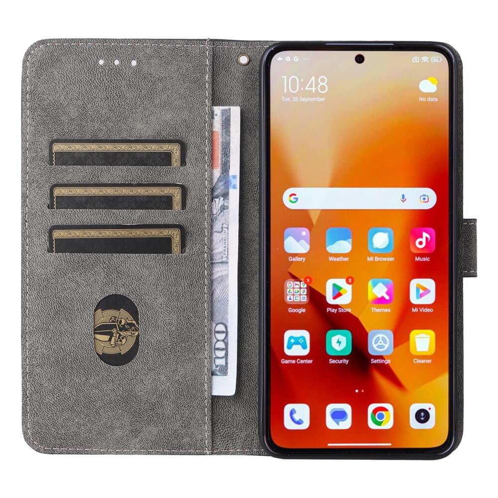 Xiaomi 14T - Ledertasche mit RFID Blocker