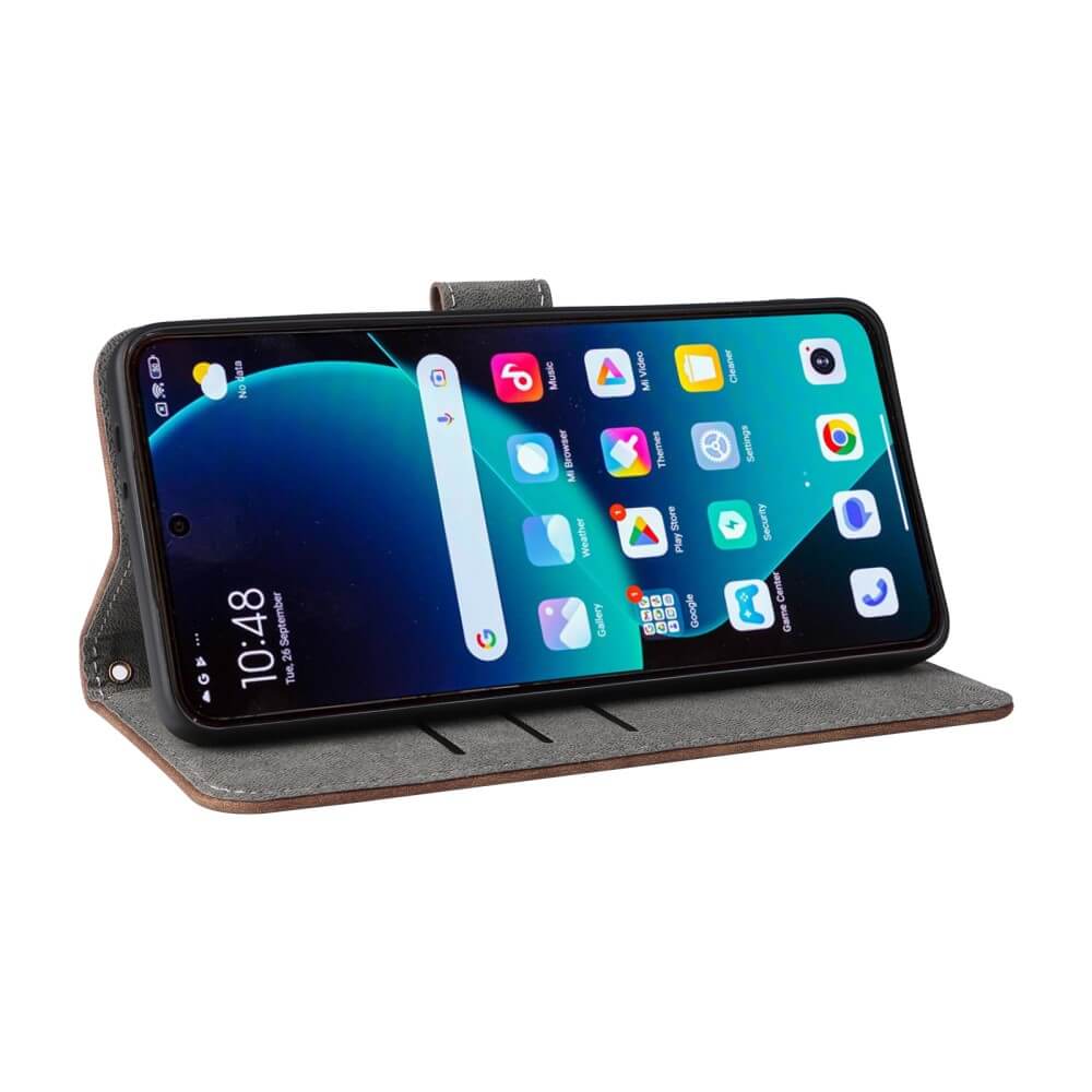 Xiaomi 14T Pro - Ledertasche mit RFID Blocker