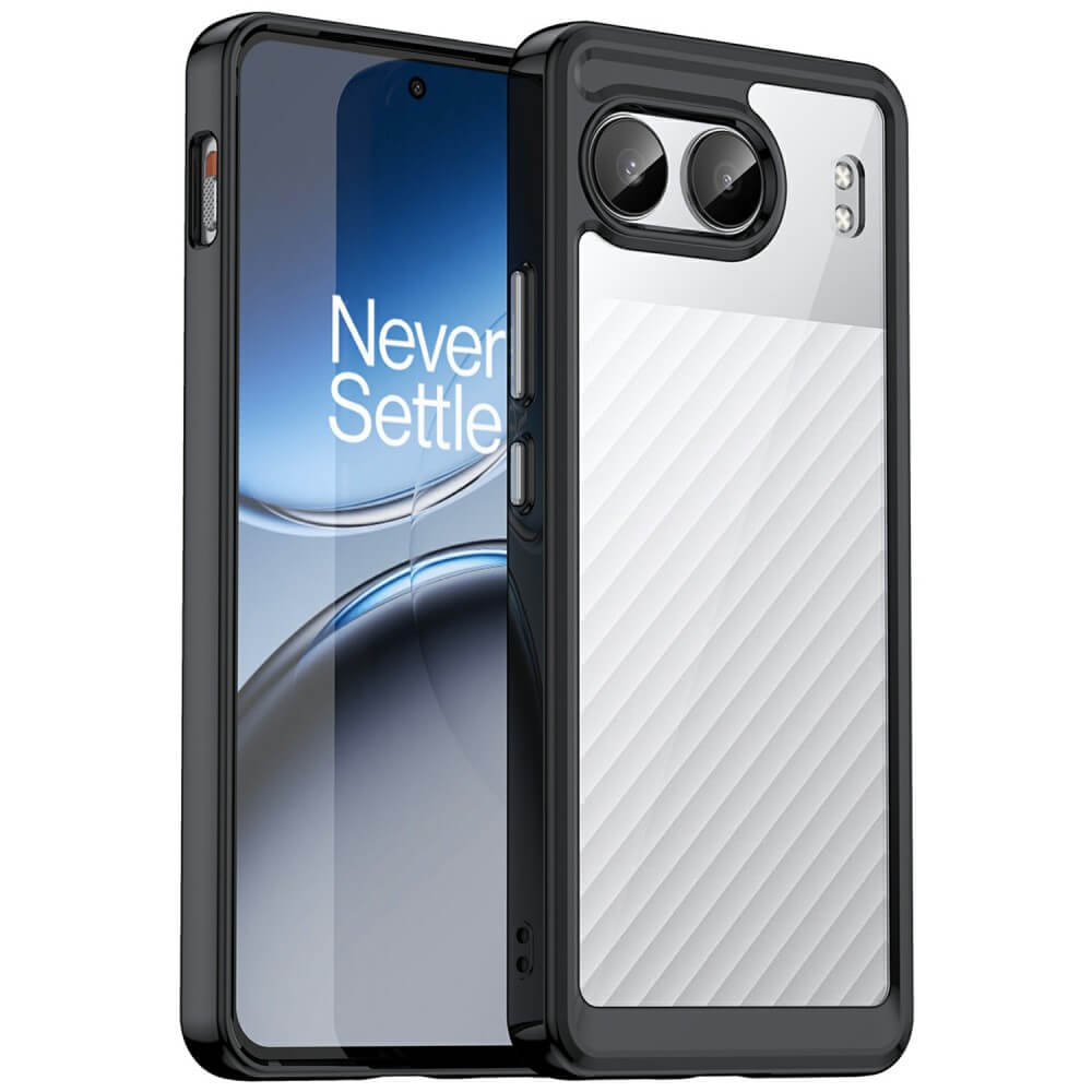 OnePlus Nord 4 - Coque acrylique protective avec bords surélevé