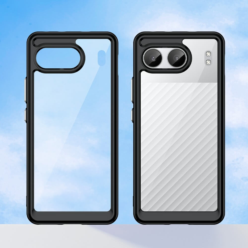 OnePlus Nord 4 - Coque acrylique protective avec bords surélevé