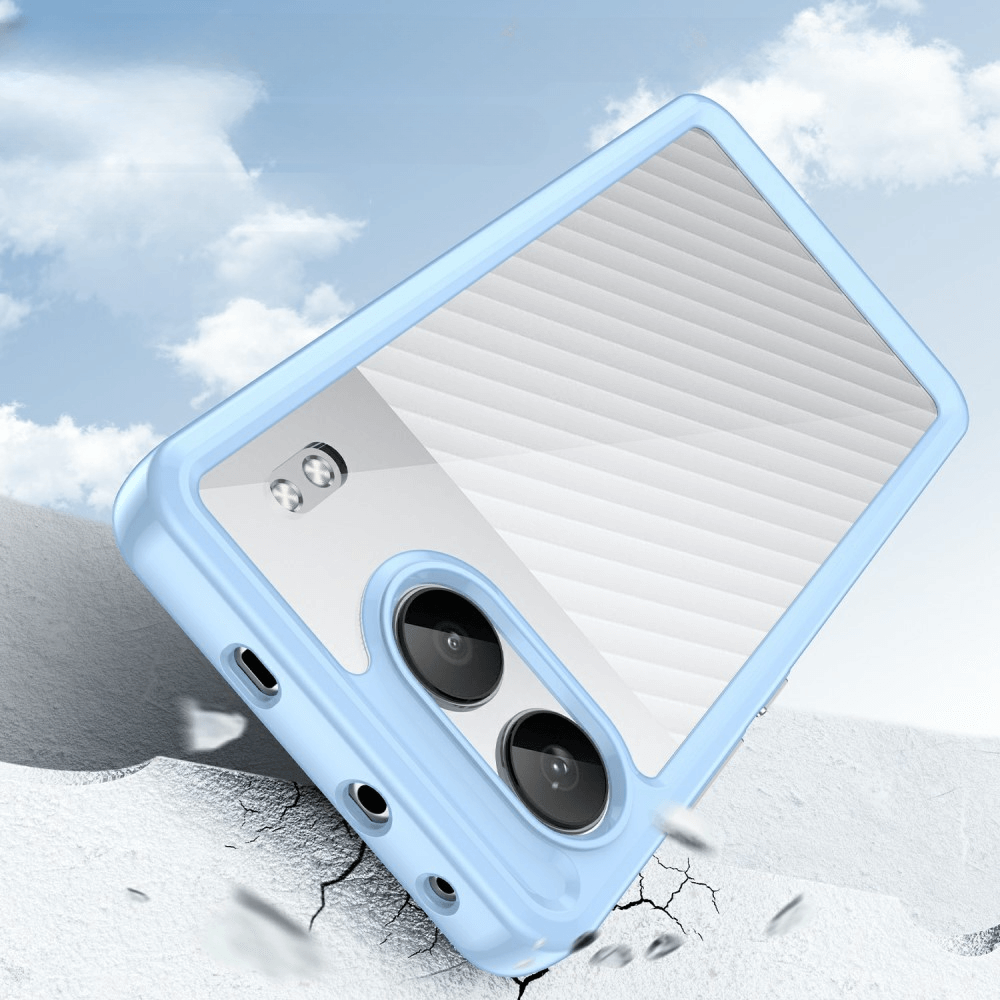 OnePlus Nord 4 - Coque acrylique protective avec bords surélevé