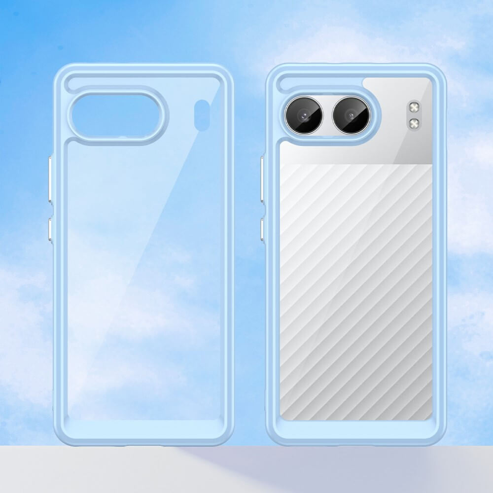 OnePlus Nord 4 - Coque acrylique protective avec bords surélevé