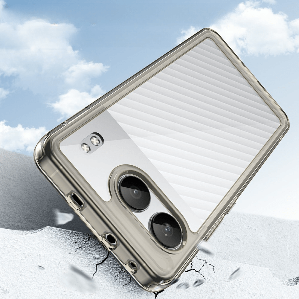 OnePlus Nord 4 - Coque acrylique protective avec bords surélevé