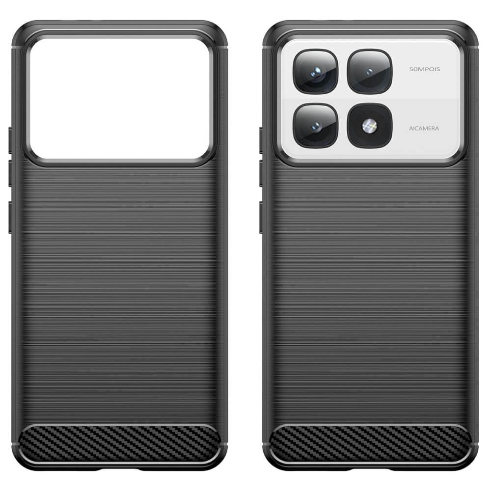 Xiaomi 14T Pro - Coque look métal carbone