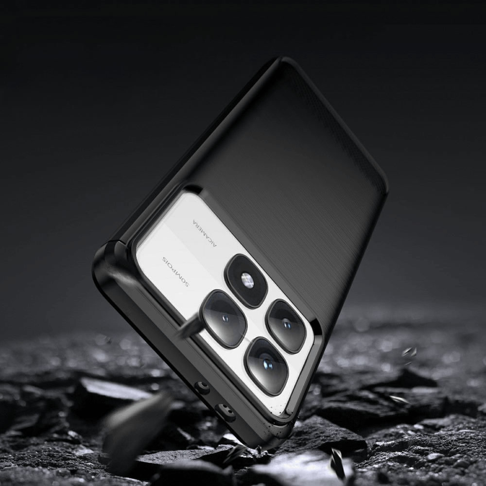 Xiaomi 14T Pro - Coque look métal carbone