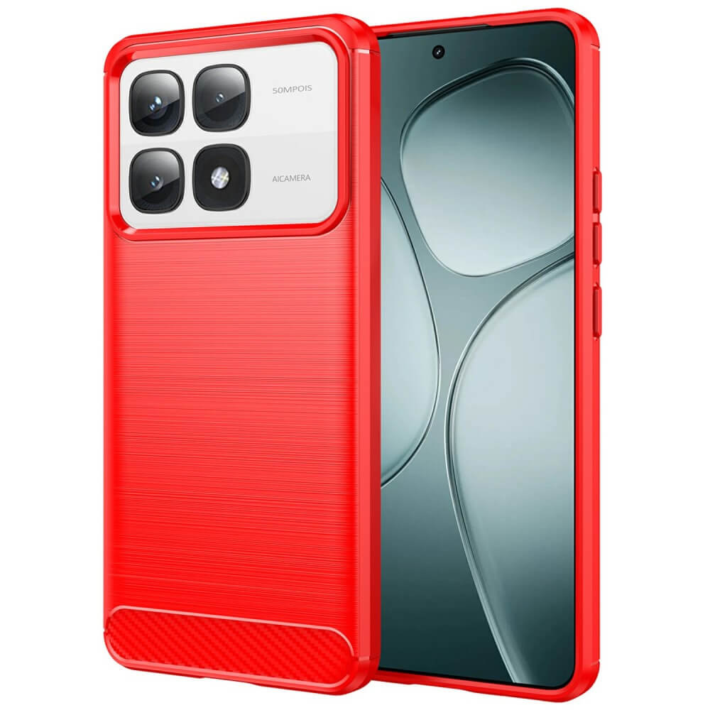 Xiaomi 14T Pro - Coque look métal carbone
