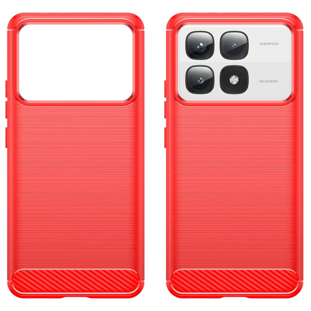 Xiaomi 14T Pro - Coque look métal carbone