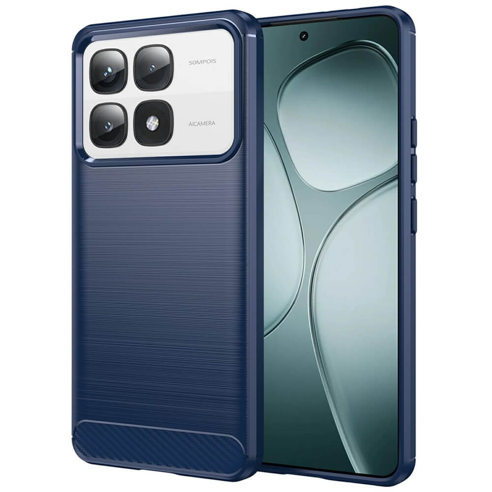 Xiaomi 14T Pro - Coque look métal carbone