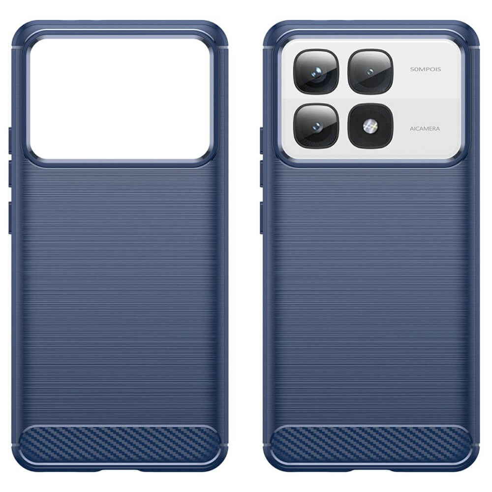 Xiaomi 14T Pro - Coque look métal carbone