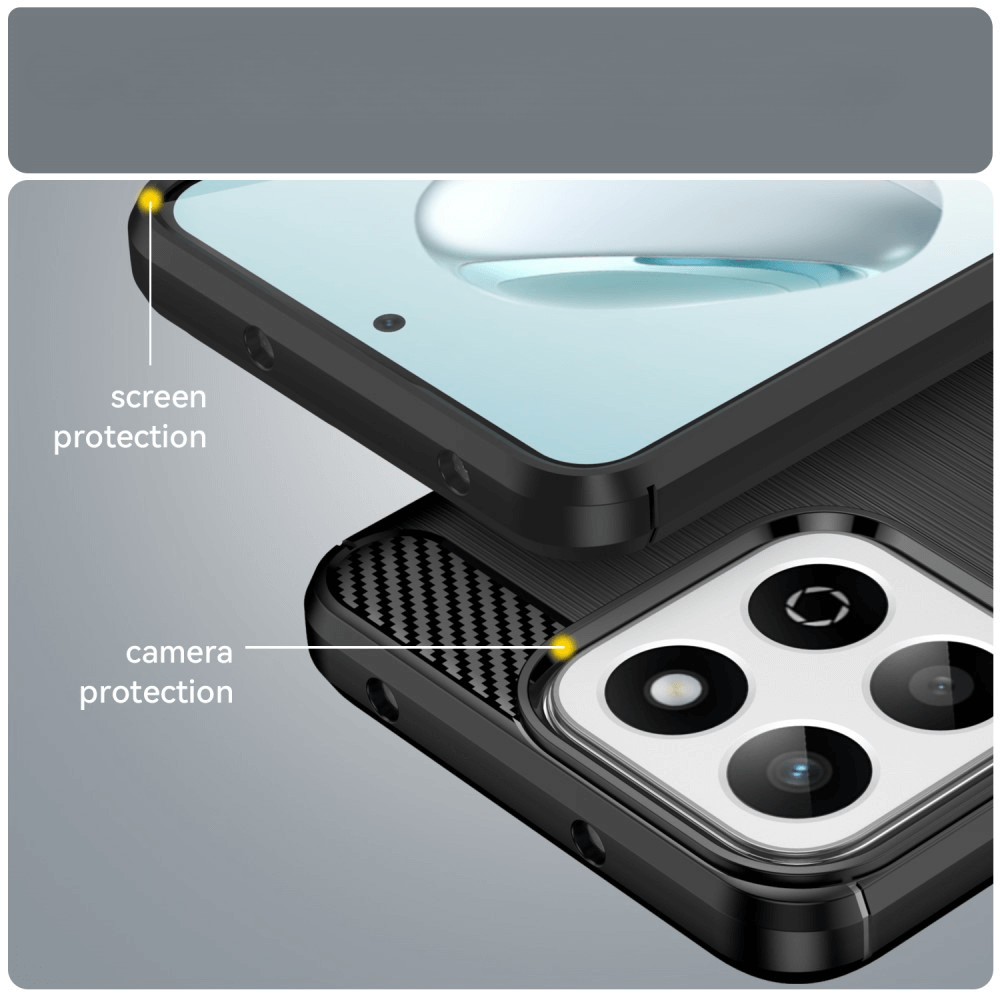 HONOR 200 Smart - Metall Carbon Look Hülle