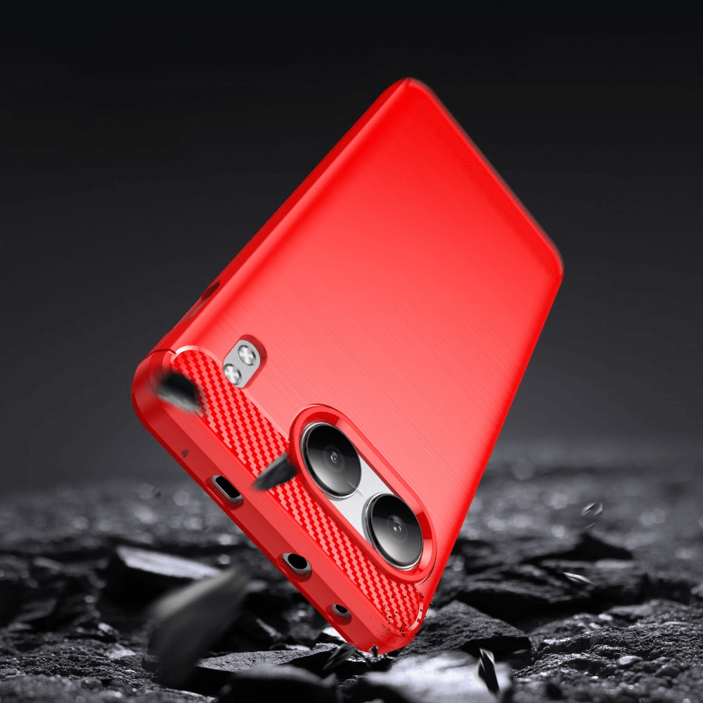 OnePlus Nord 4 - Coque look métal carbone