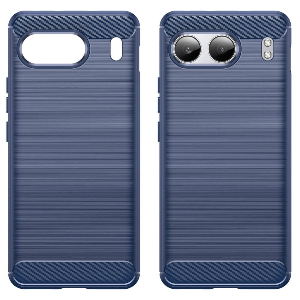 OnePlus Nord 4 - Coque look métal carbone
