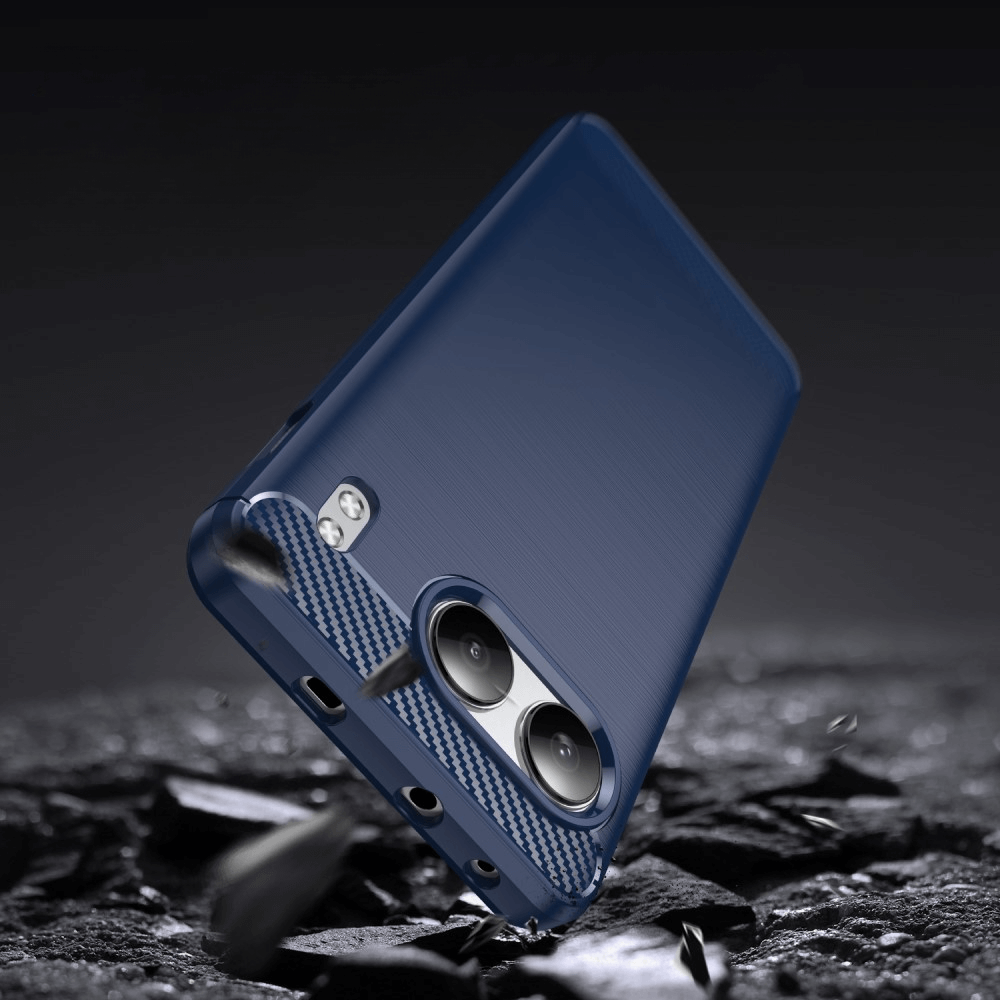 OnePlus Nord 4 - Coque look métal carbone