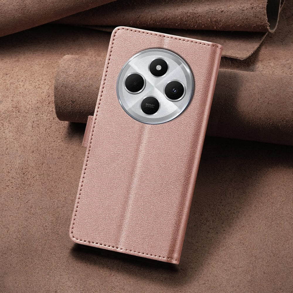 Xiaomi Redmi 14C / Poco C75 / Redmi A4 5G - Custodia in pelle BINFEN con blocco RFID