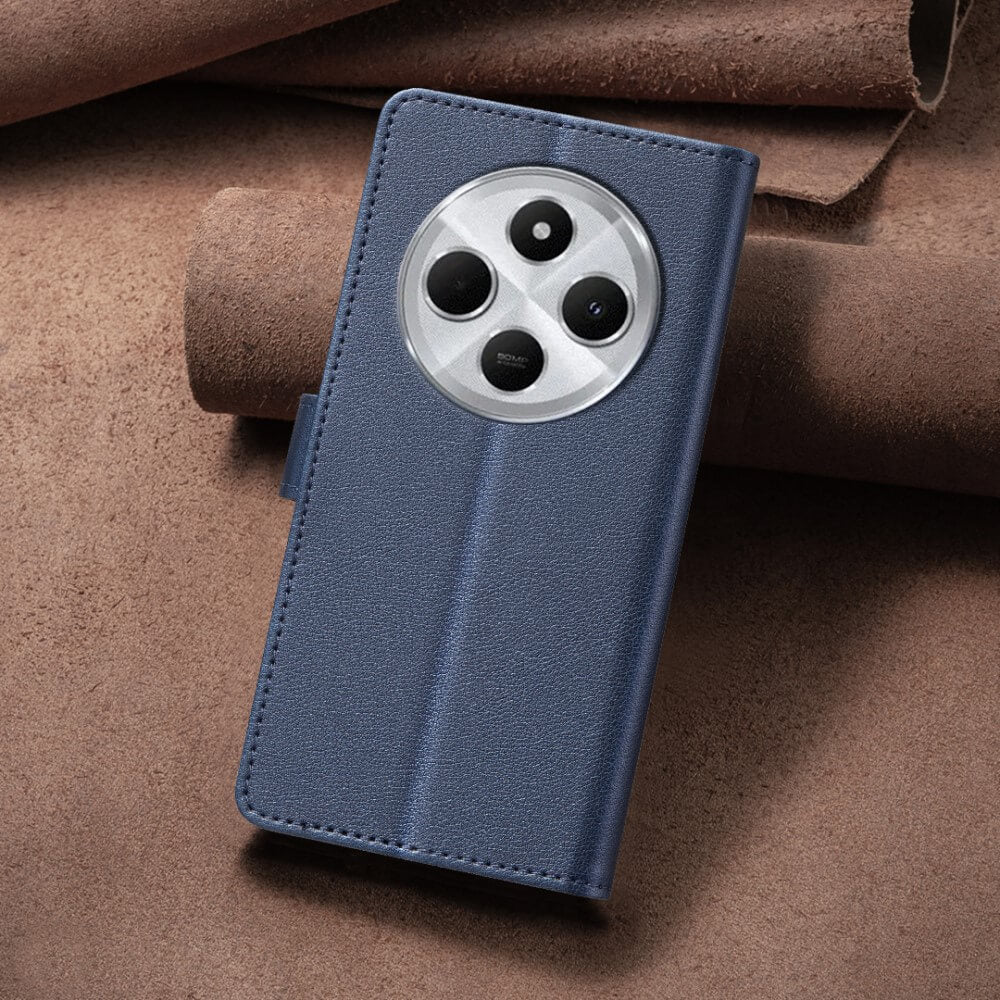 Xiaomi Redmi 14C / Poco C75 / Redmi A4 5G - Custodia in pelle BINFEN con blocco RFID