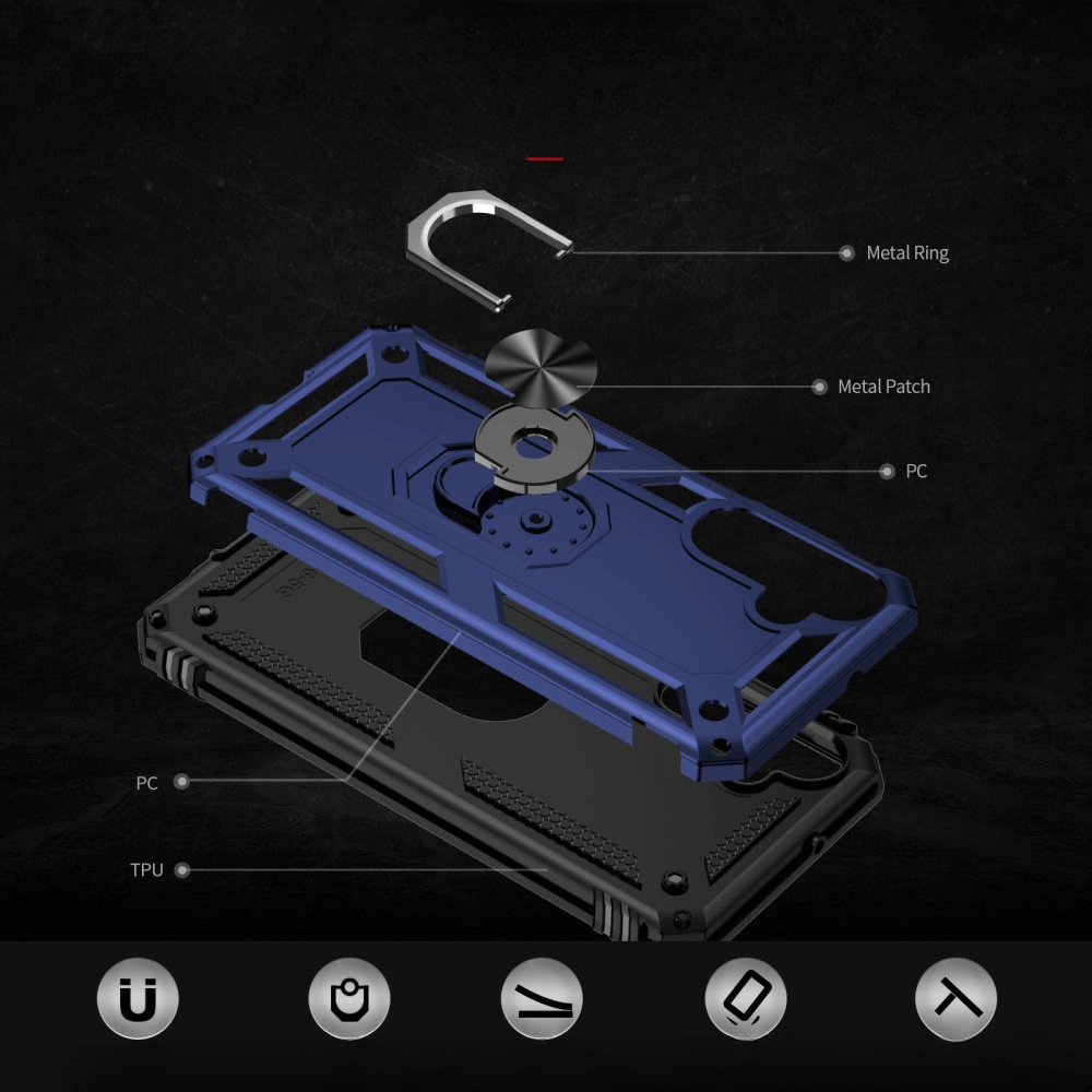 Galaxy A16 - Robustes Back Cover mit Kickstand