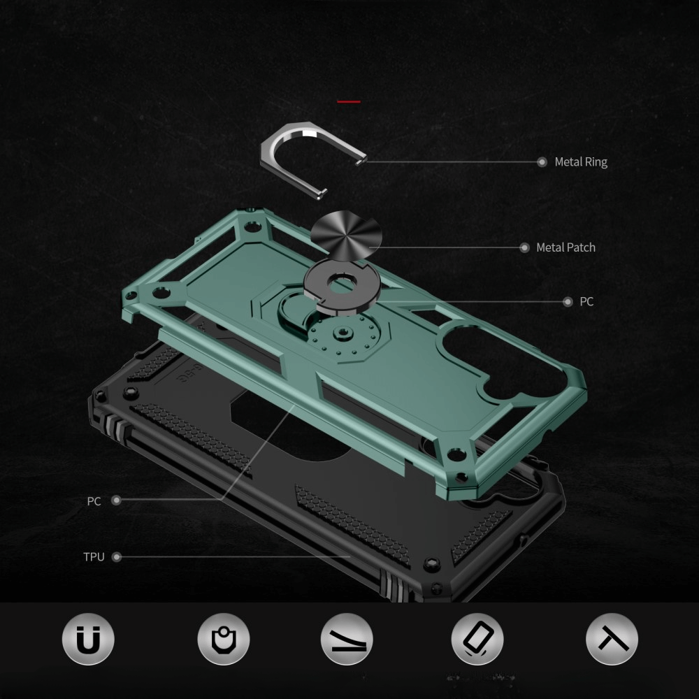 Galaxy A16 - Robustes Back Cover mit Kickstand