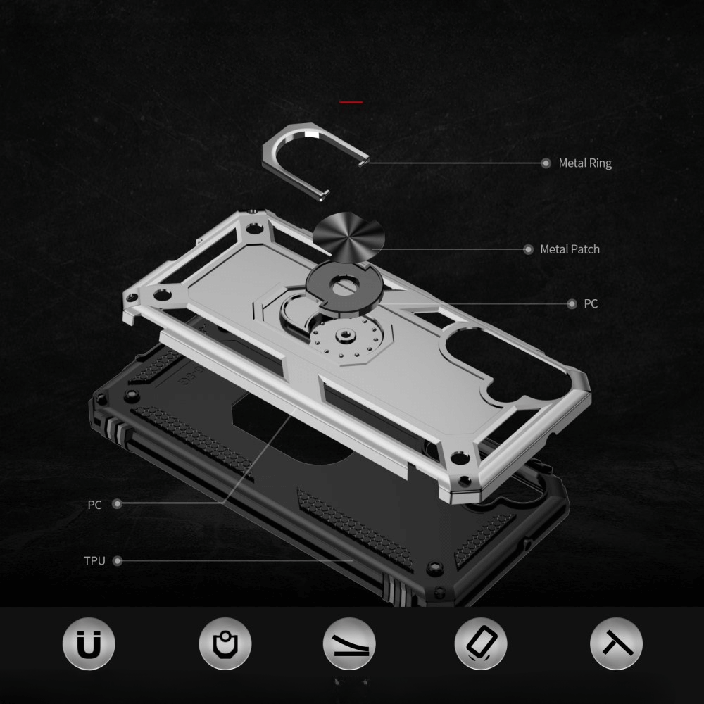 Galaxy A16 - Robustes Back Cover mit Kickstand