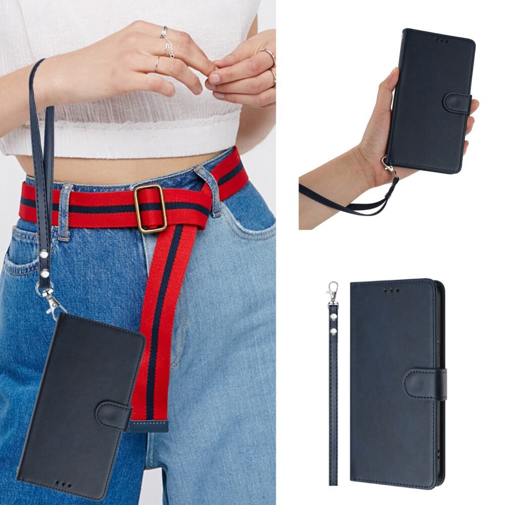 Galaxy A16 - Leather case with RFID blocker