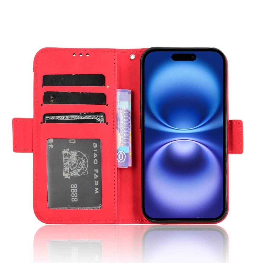iPhone 16 Plus - Etui viele Kartenfächer