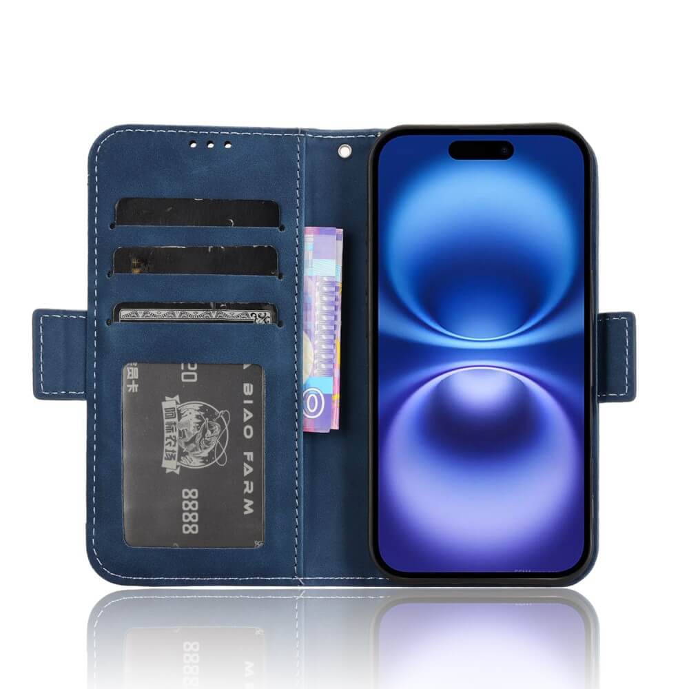 iPhone 16 Plus - Etui viele Kartenfächer