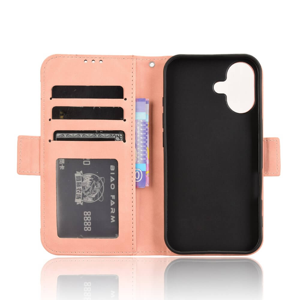 iPhone 16 Plus - Etui viele Kartenfächer