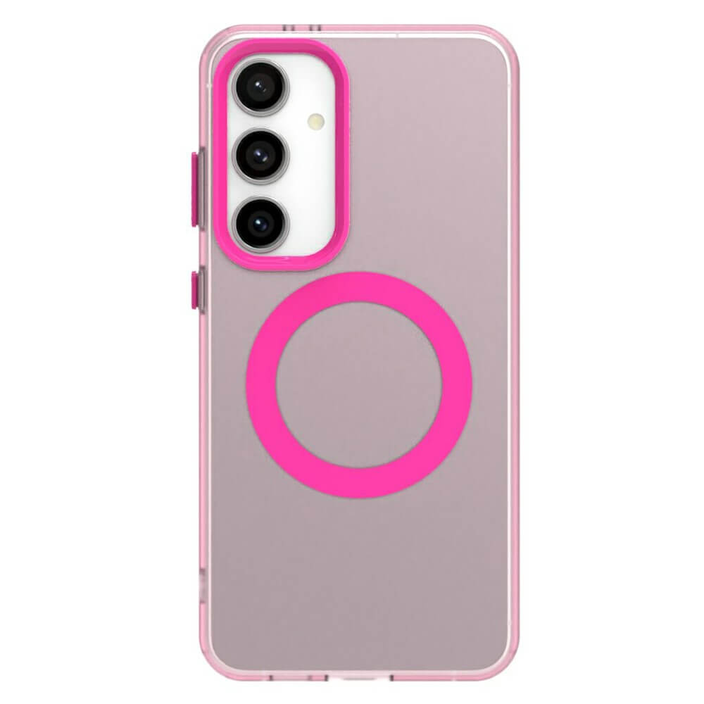 Galaxy S24 FE - Schützende Acryl-Handyhülle mit Magnet