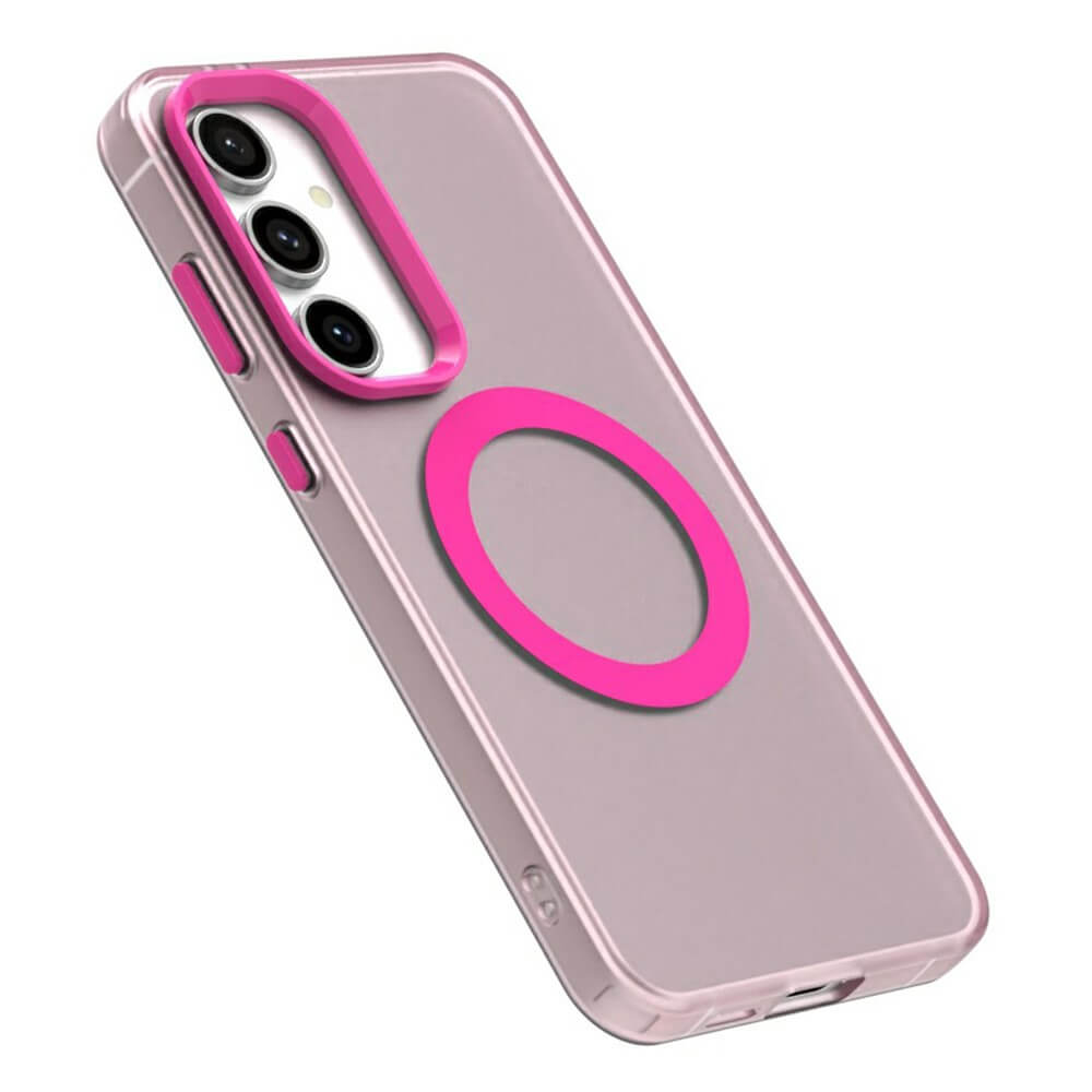 Galaxy S24 FE - Schützende Acryl-Handyhülle mit Magnet