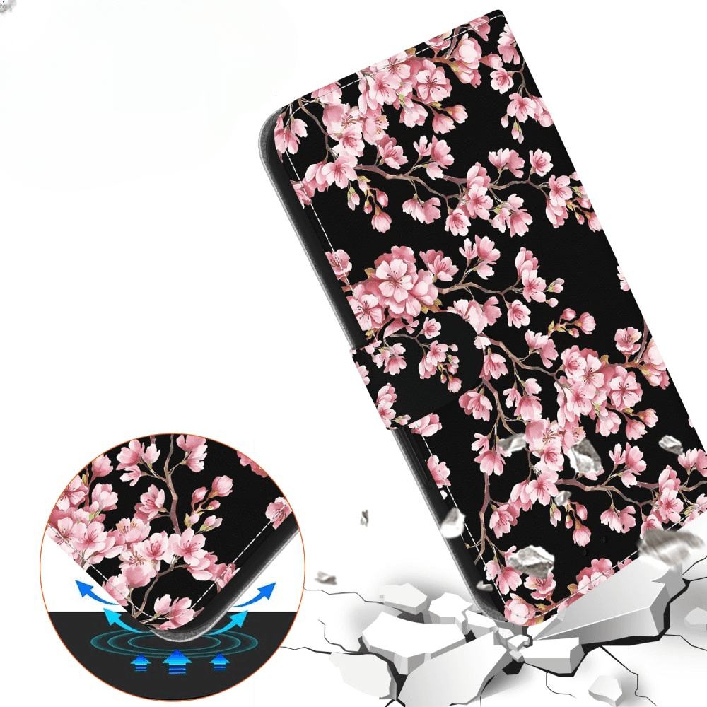 Xiaomi 14T Pro - Wallet Case with Flower Motif