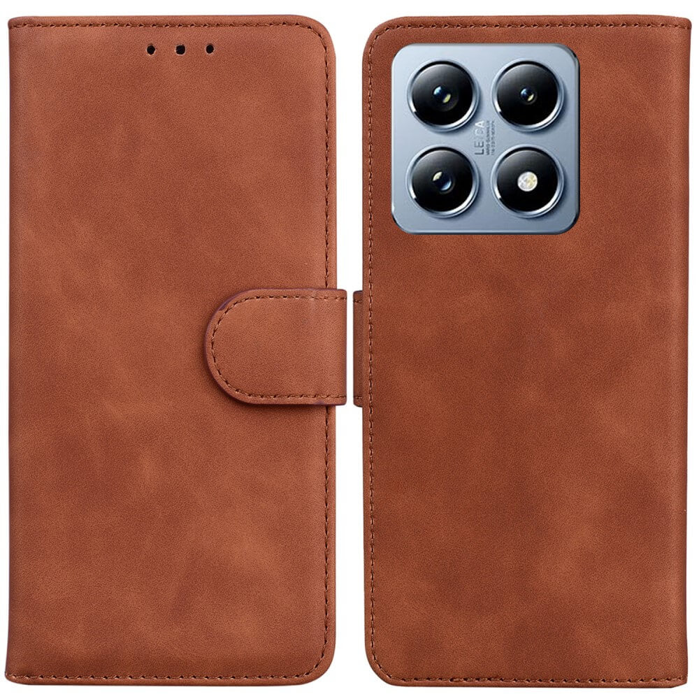 Xiaomi 14T - Solide Leder Etui Hülle