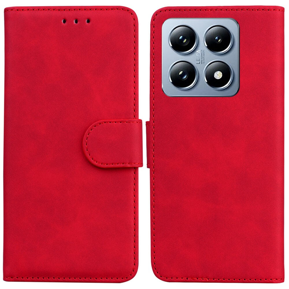 Xiaomi 14T - Solide Leder Etui Hülle