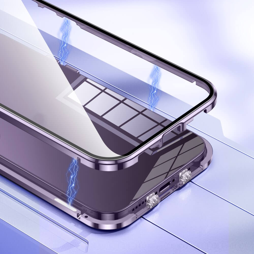 iPhone 16 Pro Max - Magnetic 360° Premium Protective Case with Tempered Glass